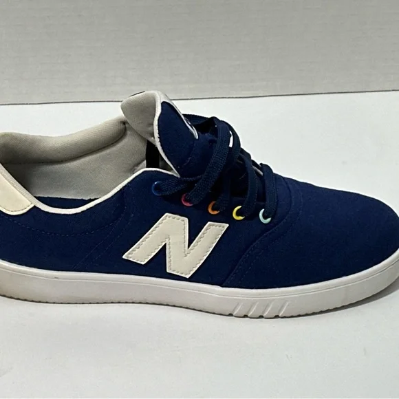 New Balance Navy and White CT15 Canvas Skate Shoes - Picture 4 of 9